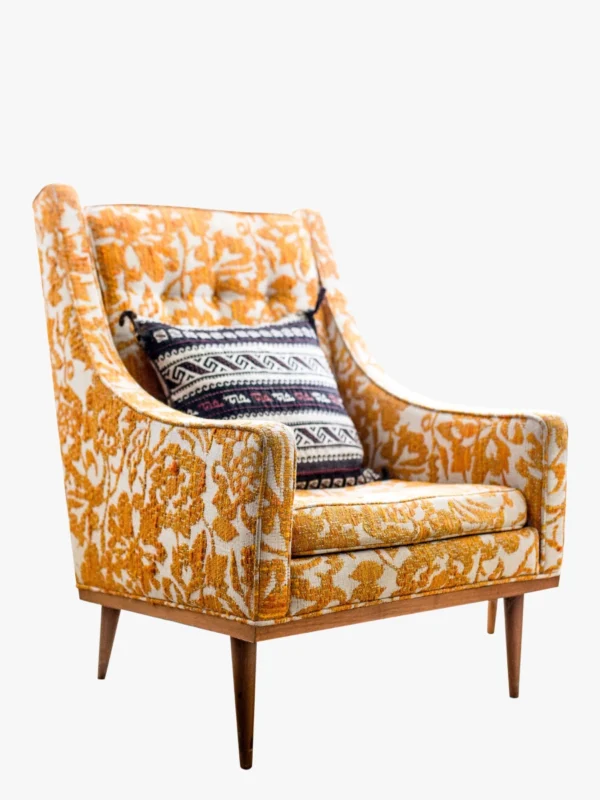 Embroidered Retro Sofa Chair